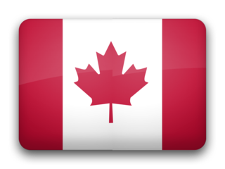 Canada glossy flag 320x240